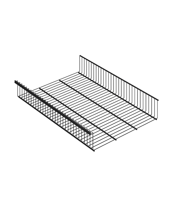 Полка-корзина ПРАКТИК Home GSb 60х40 графит